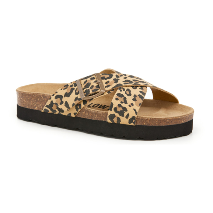 SANDALO CON ZEPPA BILLOWY MARRONE