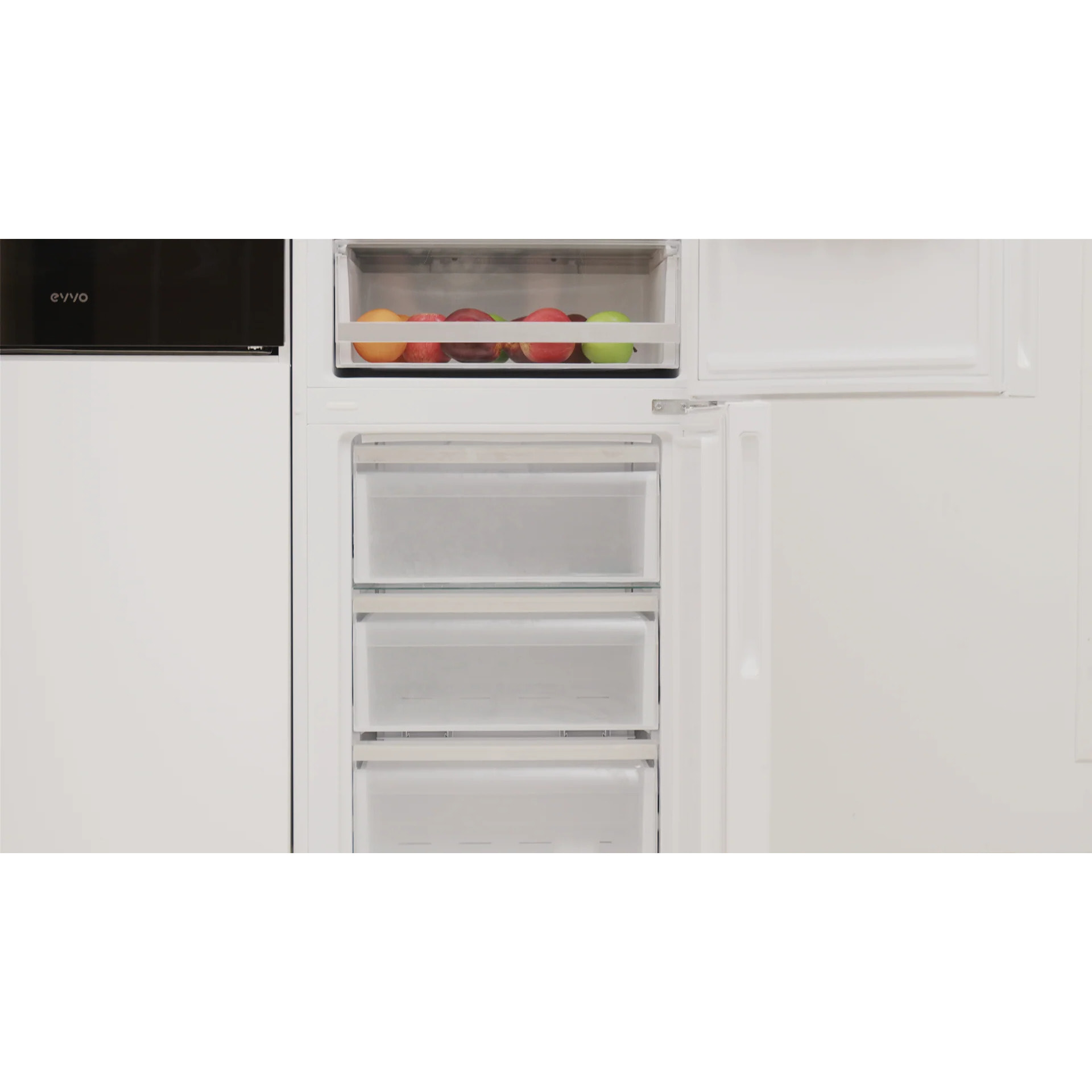 Frigorífico Combi EVVO F55, 226 l + 96 l, Blanco, Total No Frost