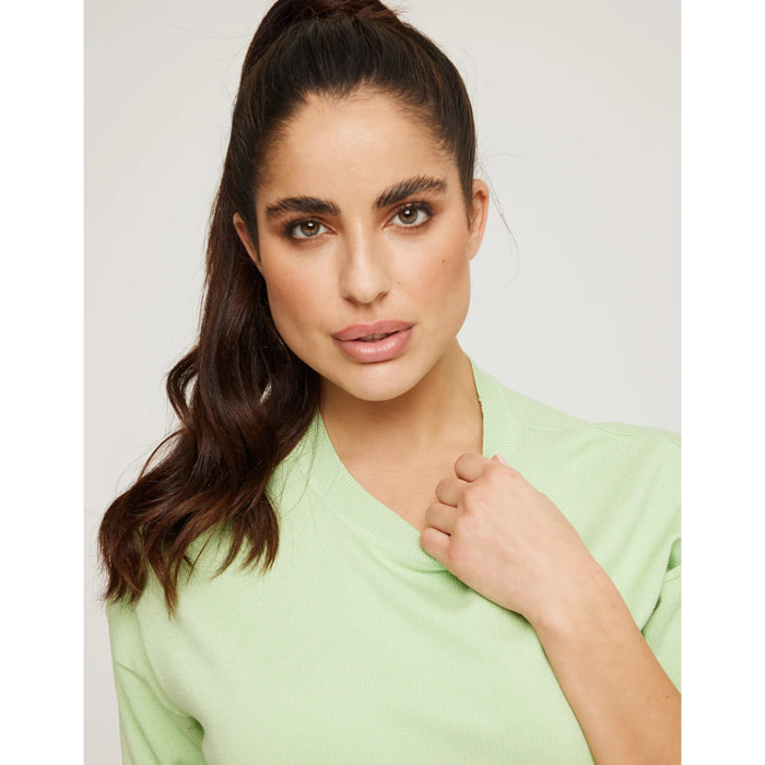 Jersey Manga Corta Verde Claro - Krekla