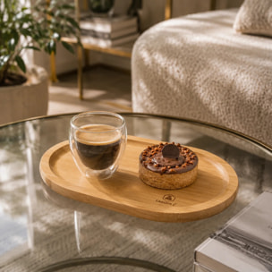 Plateau 20 cm en bambou
