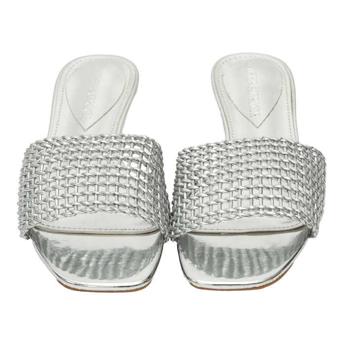 Ciabatta intreccio - tacco 3,5 cm