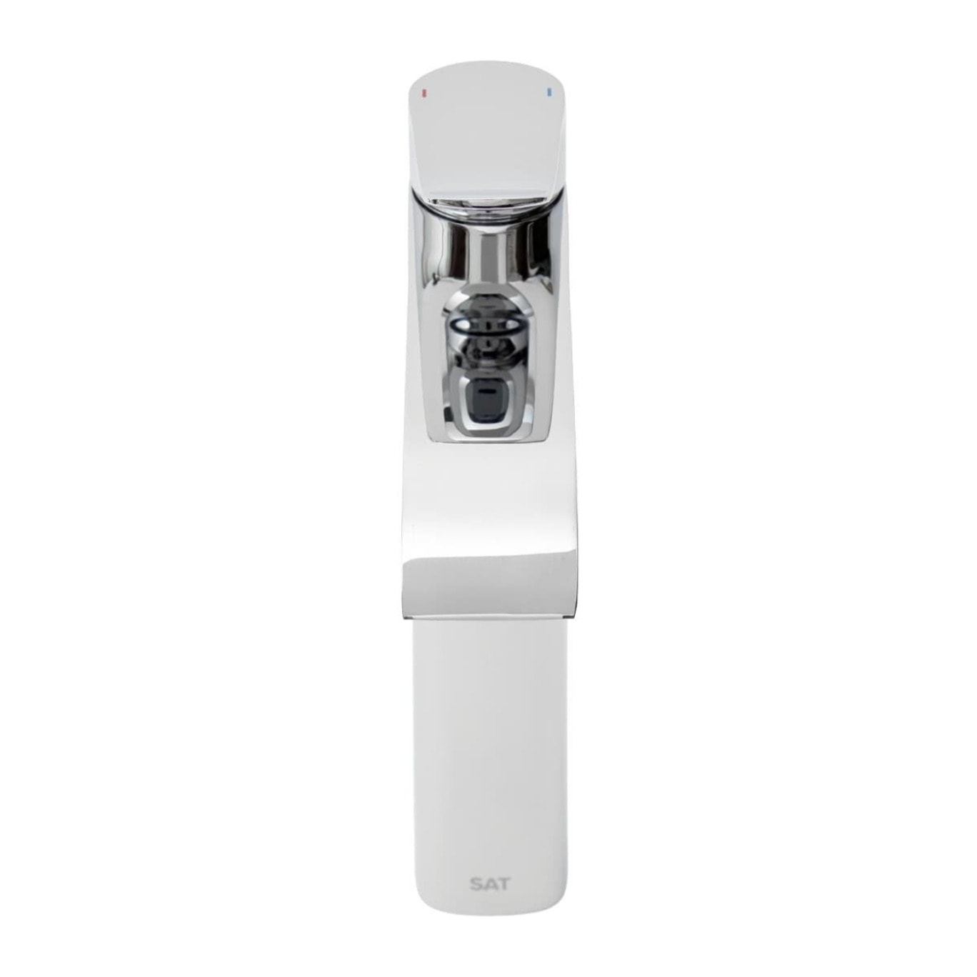 Infinitio mitigeur de lavabo haut sans vidage, chrome SATBSINF285 avec une garantie de 5 ans