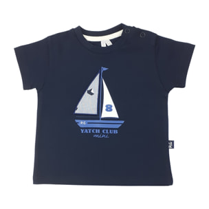 T-SHIRT JERSEY VELA BLU