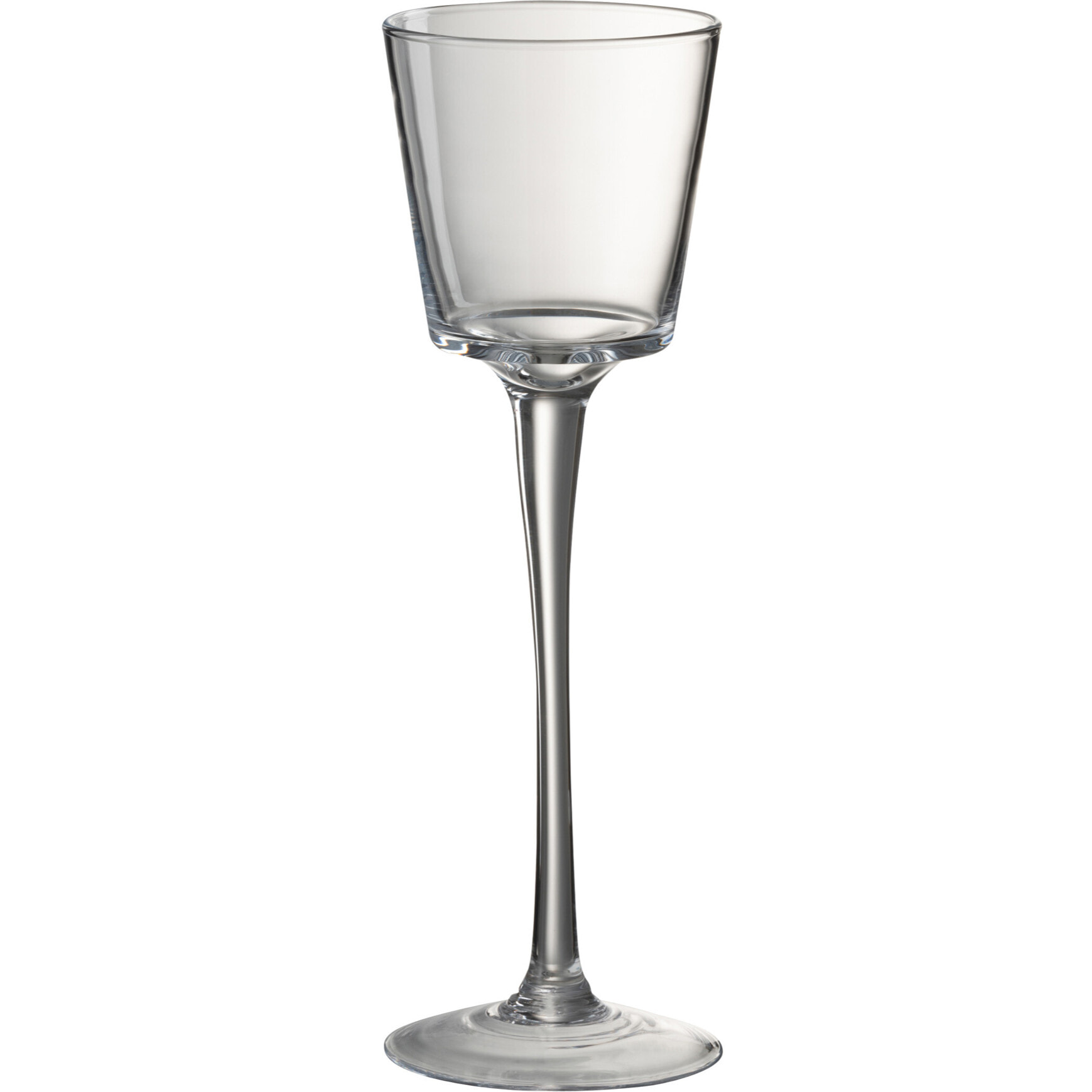 J-Line bougeoir Conique Sur Pied Base - verre - transparent - medium