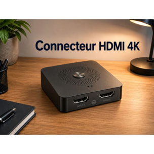 Connecteur ESSENTIELB HDMI 4K 2 entrées / 1 sortie