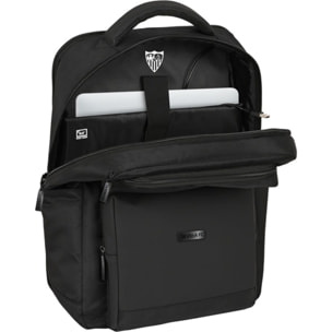 Mochila 2 bolsillos portatil 15,6+usb sevilla fc "premium"