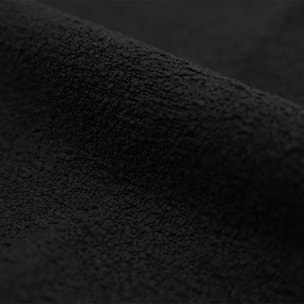 Lot de 2 chaises en tissu bouclette noir - Karl