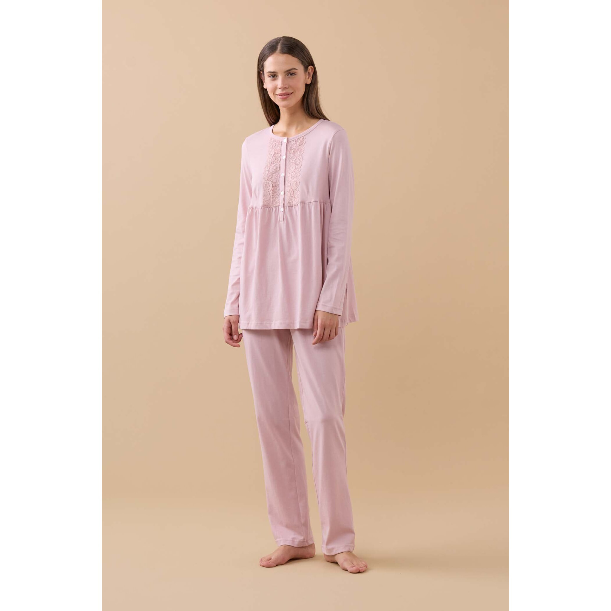 Pigiama donna caldo cotone luisa Noidinotte