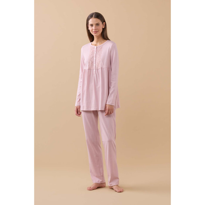 Pigiama donna caldo cotone luisa Noidinotte