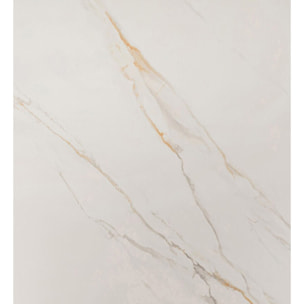 Console Gloria 140x45cm beige grès blanc Kare Design