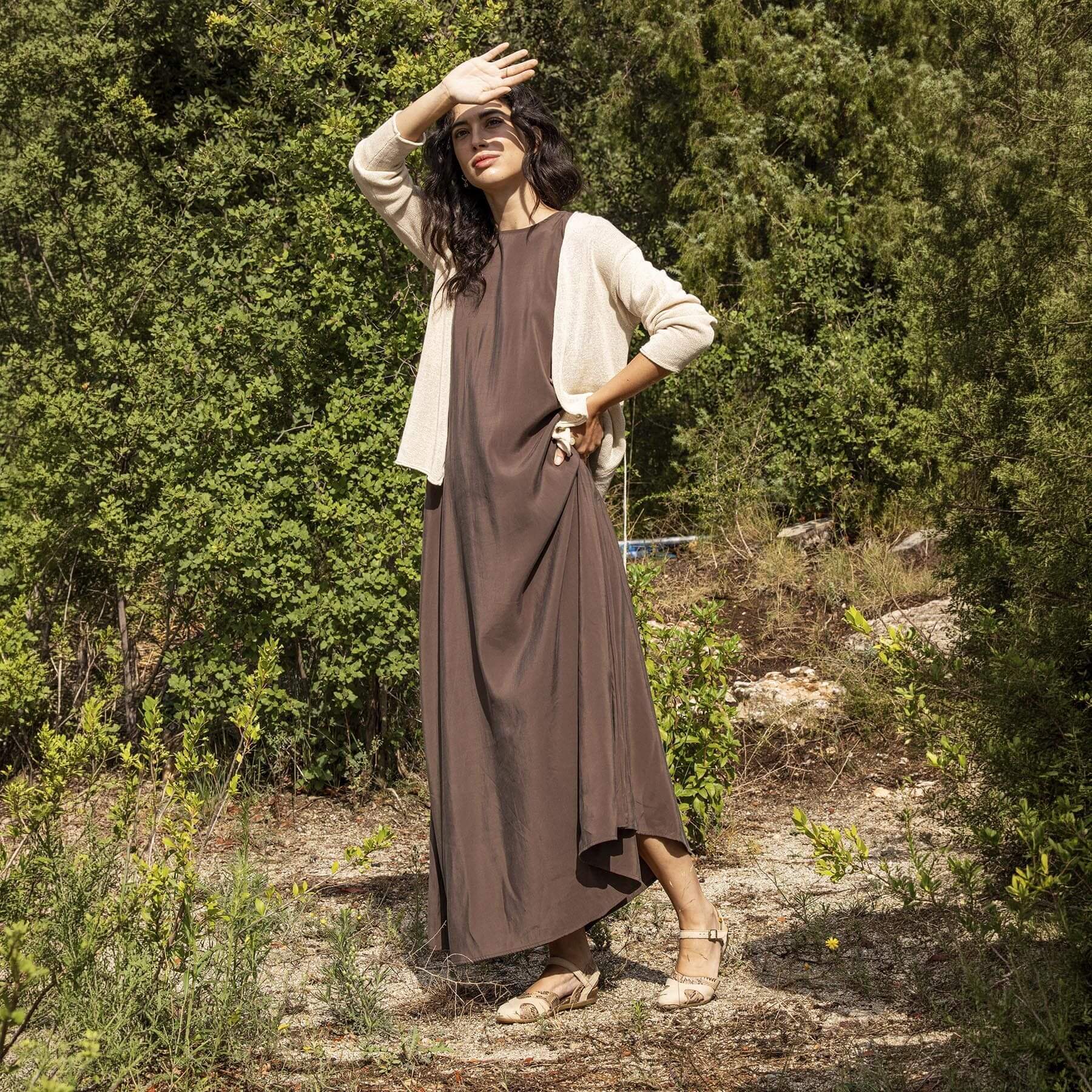 Sandalias N5207S NOBUCK-SNAKE BEIG/ STELLA color Beig