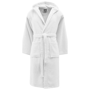 INTRECCI Accappatoio Bichicco in Spugna Tinta Unita Unisex Adulto in Cotone, Accappatoio in Cotone Asciugatura rapida con Tasche e Cappuccio