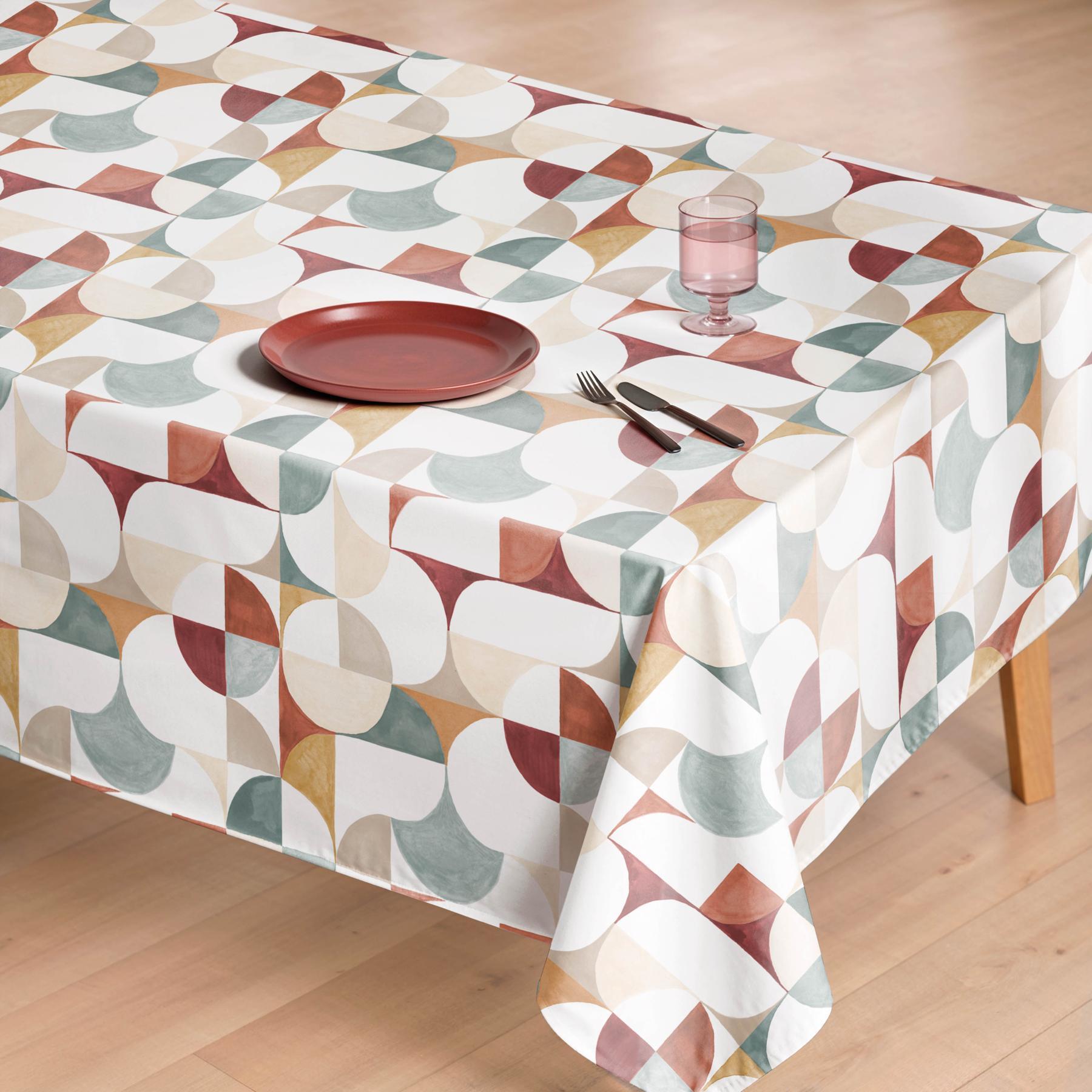 Nappe imprimée anti-taches NAGORE MULTICOLORE