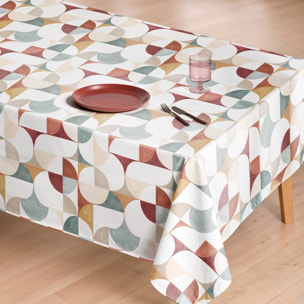Nappe imprimée anti-taches NAGORE MULTICOLORE
