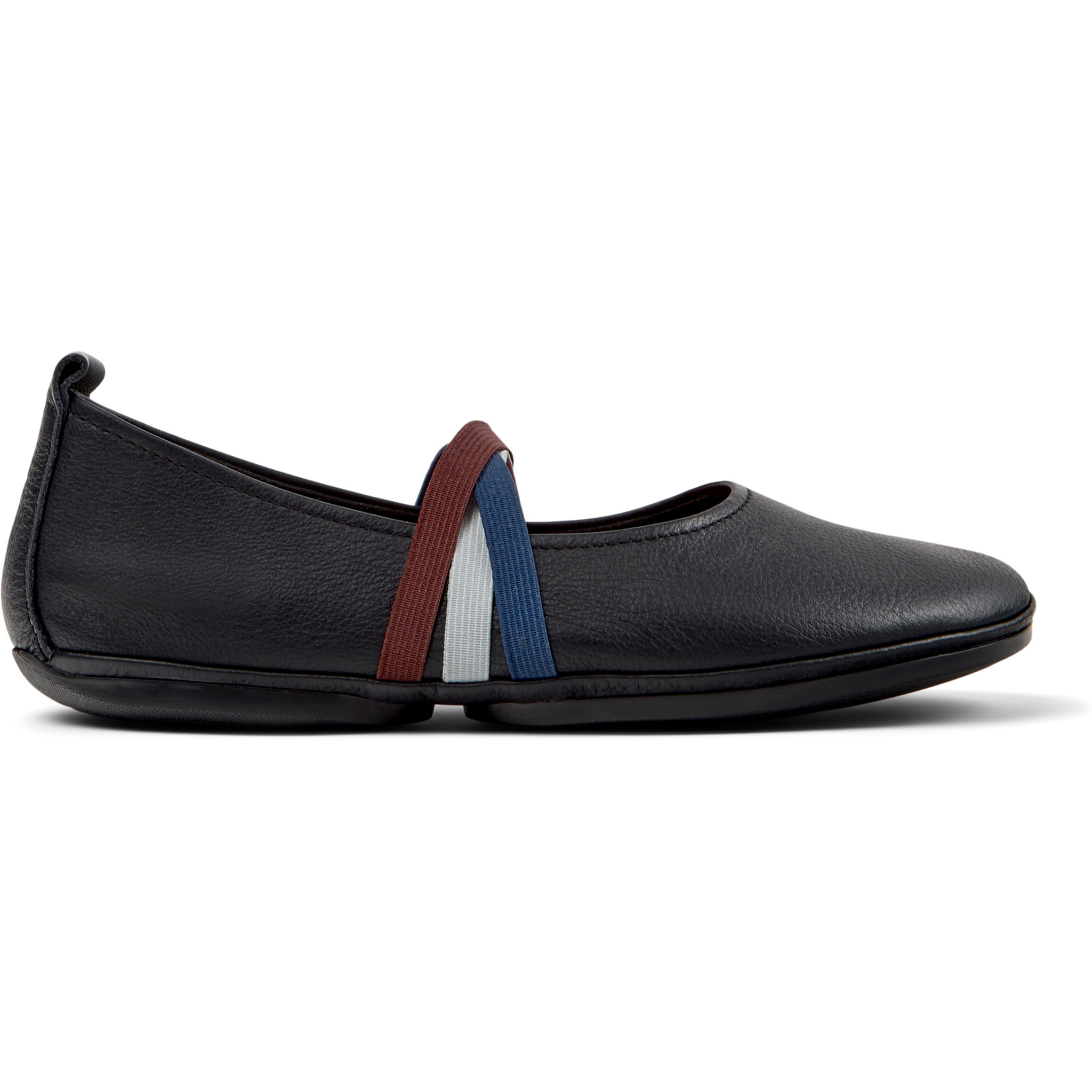 Ballerine - CAMPER Right Nina Twins - Nero - Pelle liscia