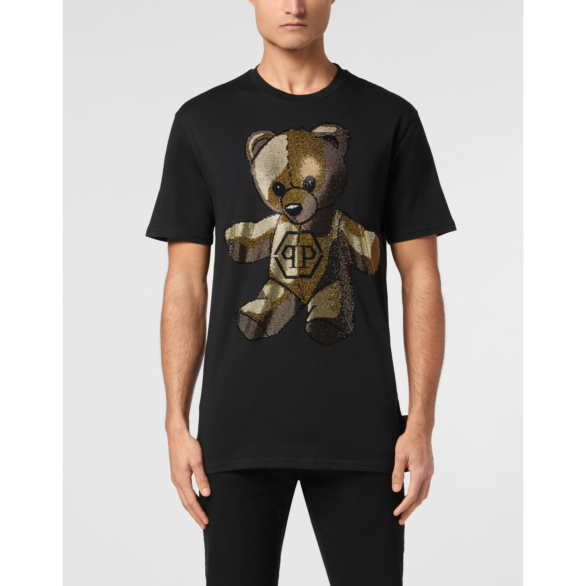 PHILIPP PLEIN T-Shirt Round Neck TEDDY