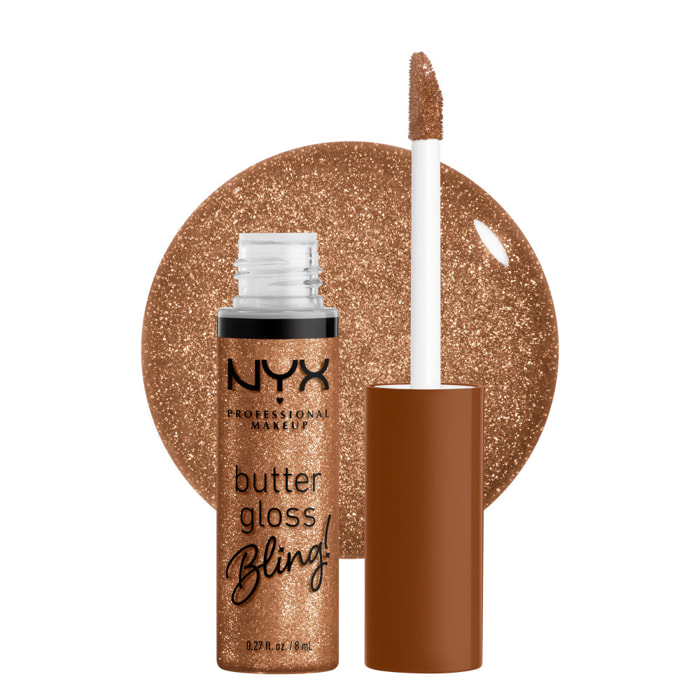 NYX Professional Makeup Butter Gloss Bling Gloss PAY ME IN GOLD