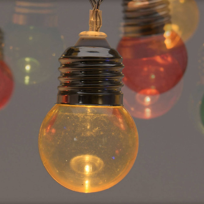 Guirnalda de 30 bombillas led en forma de bola con 4 colores surtidos