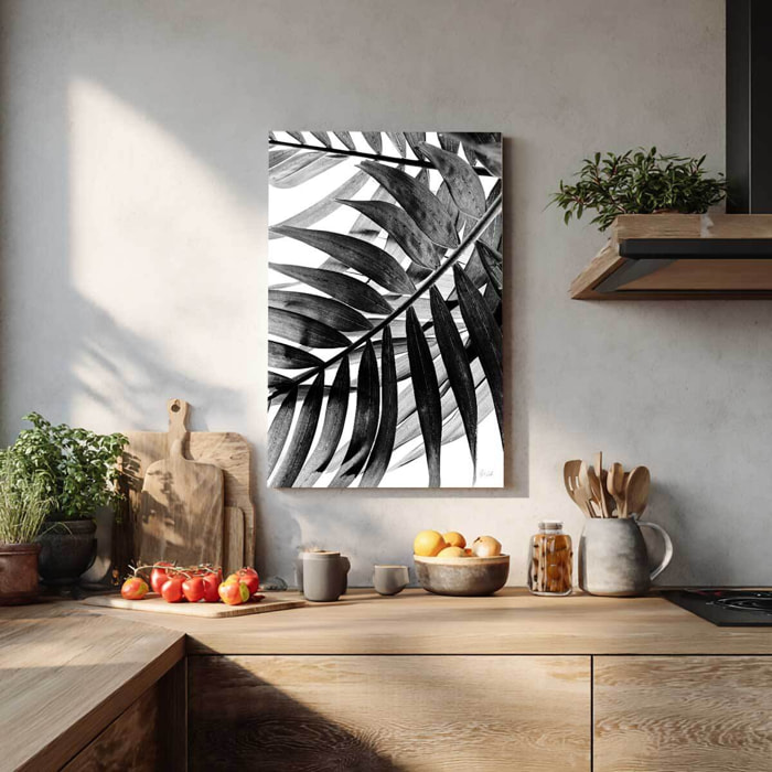 Tableau fleurs Palmier minimaliste | Affiche photo déco Hexoa Tableau alu Dibond