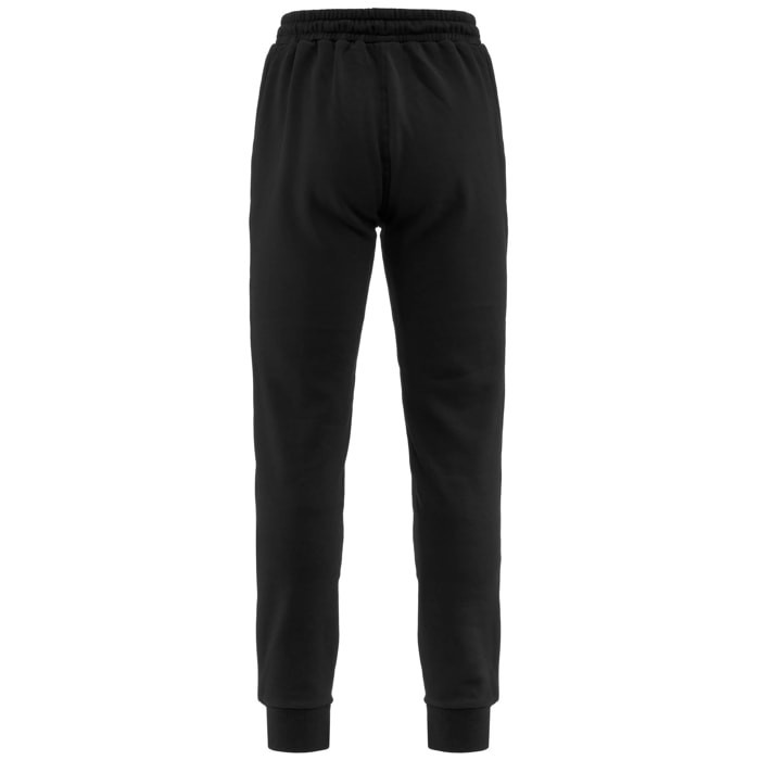 Kappa - Pantaloni Uomo Nero - Atwils Spezia