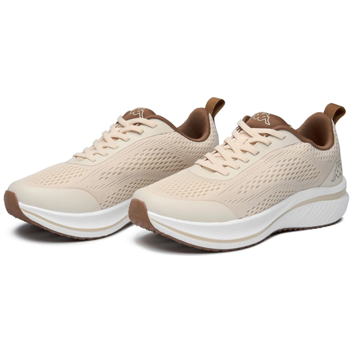 Kappa - Zapatillas Hombre Mujer Beige - Logo Malking