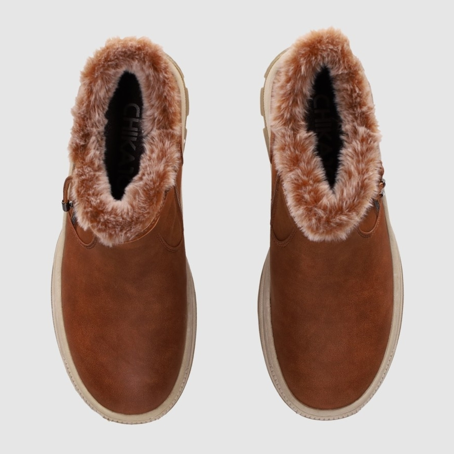 Botines de Piel Sintética - Cuero - Tacón: 5 cm