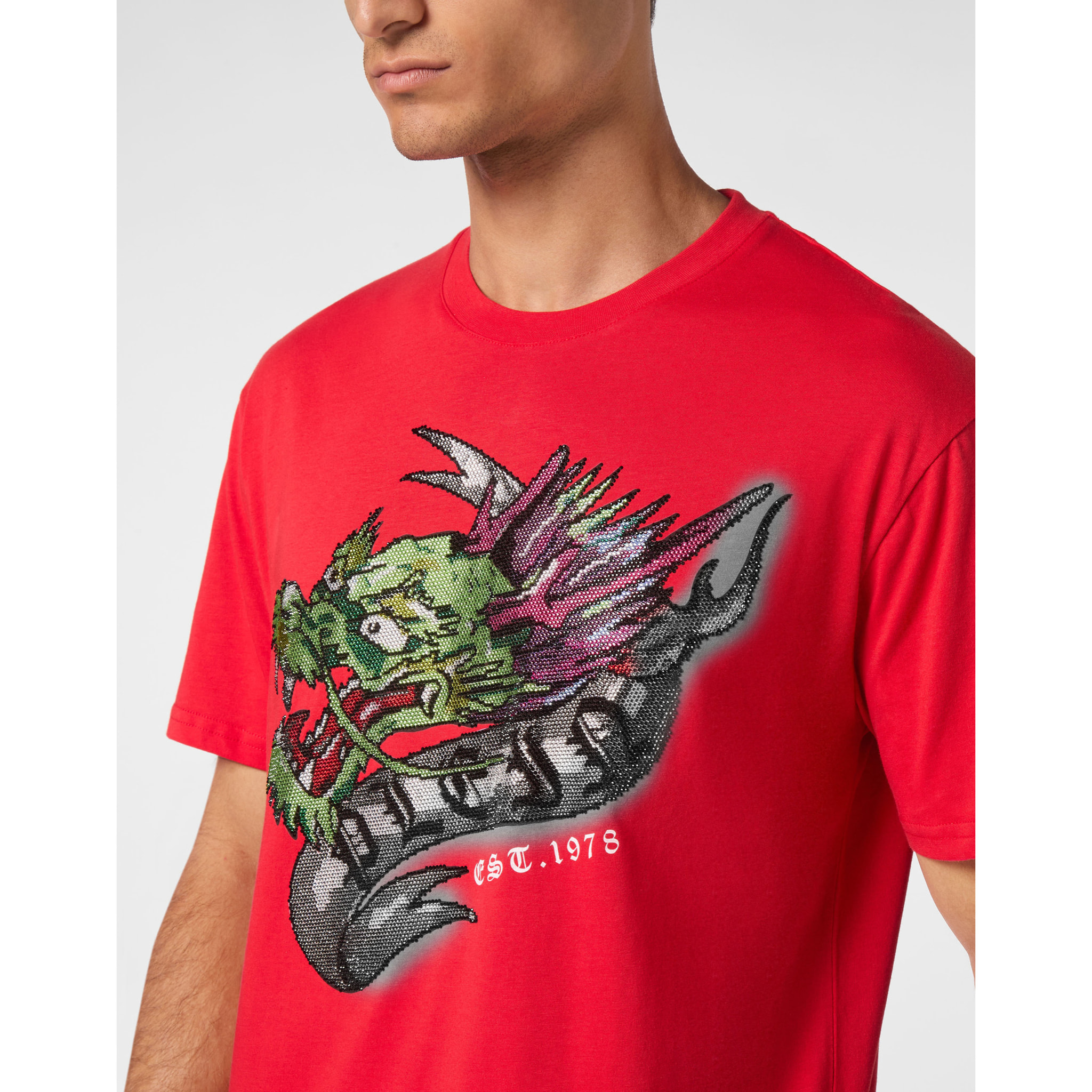 PHILIPP PLEIN Camiseta Cuello Redondo TATTOO