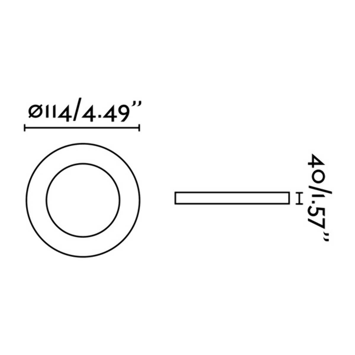 ARGÓN R Lampe encastrable blanc