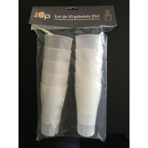 Capsule BEER UP Pack de 10 verres