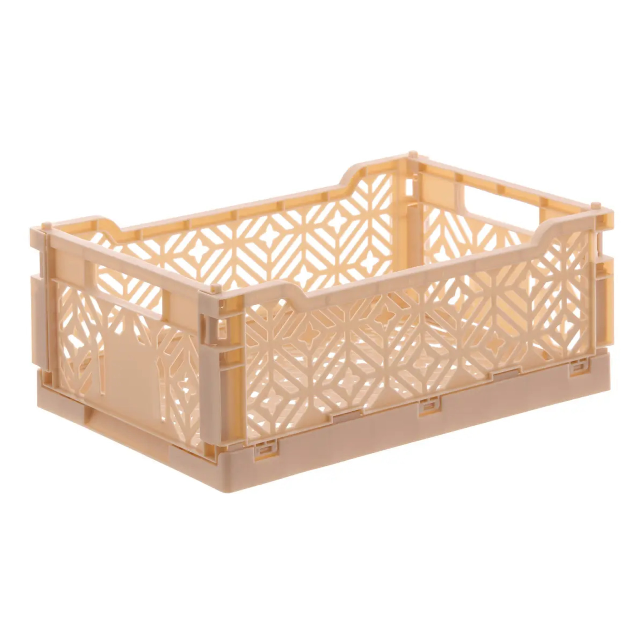 Cagette pliable Arry 30x20cm jaune