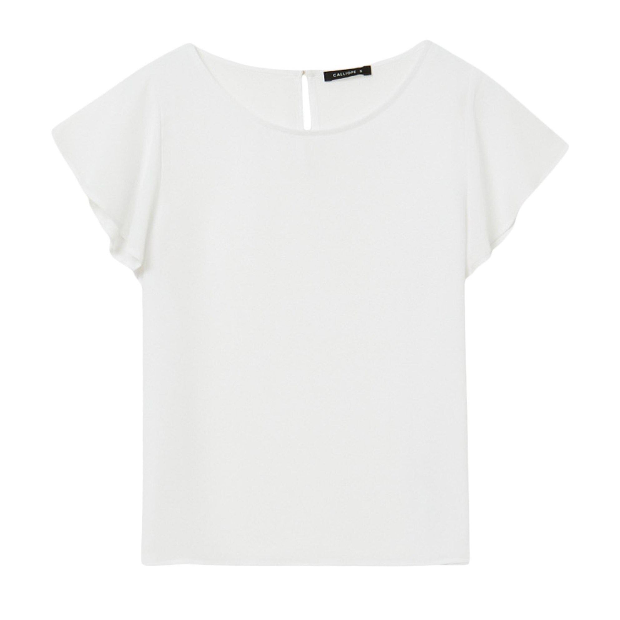 Blusa manica con volant