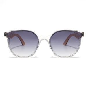 Gafas de Sol Feler 1596-11 Polarizadas de Madera Unisex 52 mm