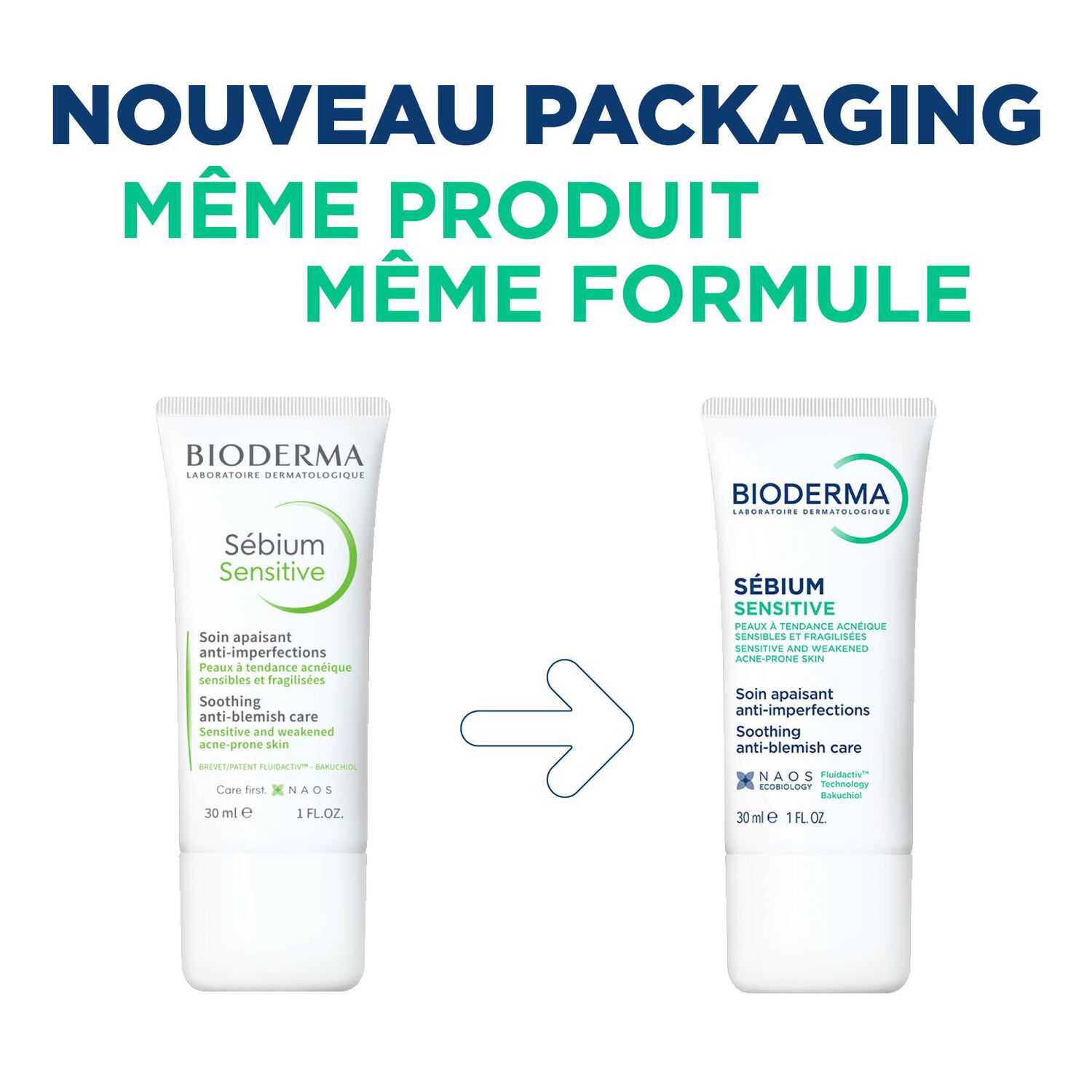 Sébium Sensitive - Soin Apaisant Anti-Imperfections - Peaux Sensibles à Tendance Acnéique 30 ml
