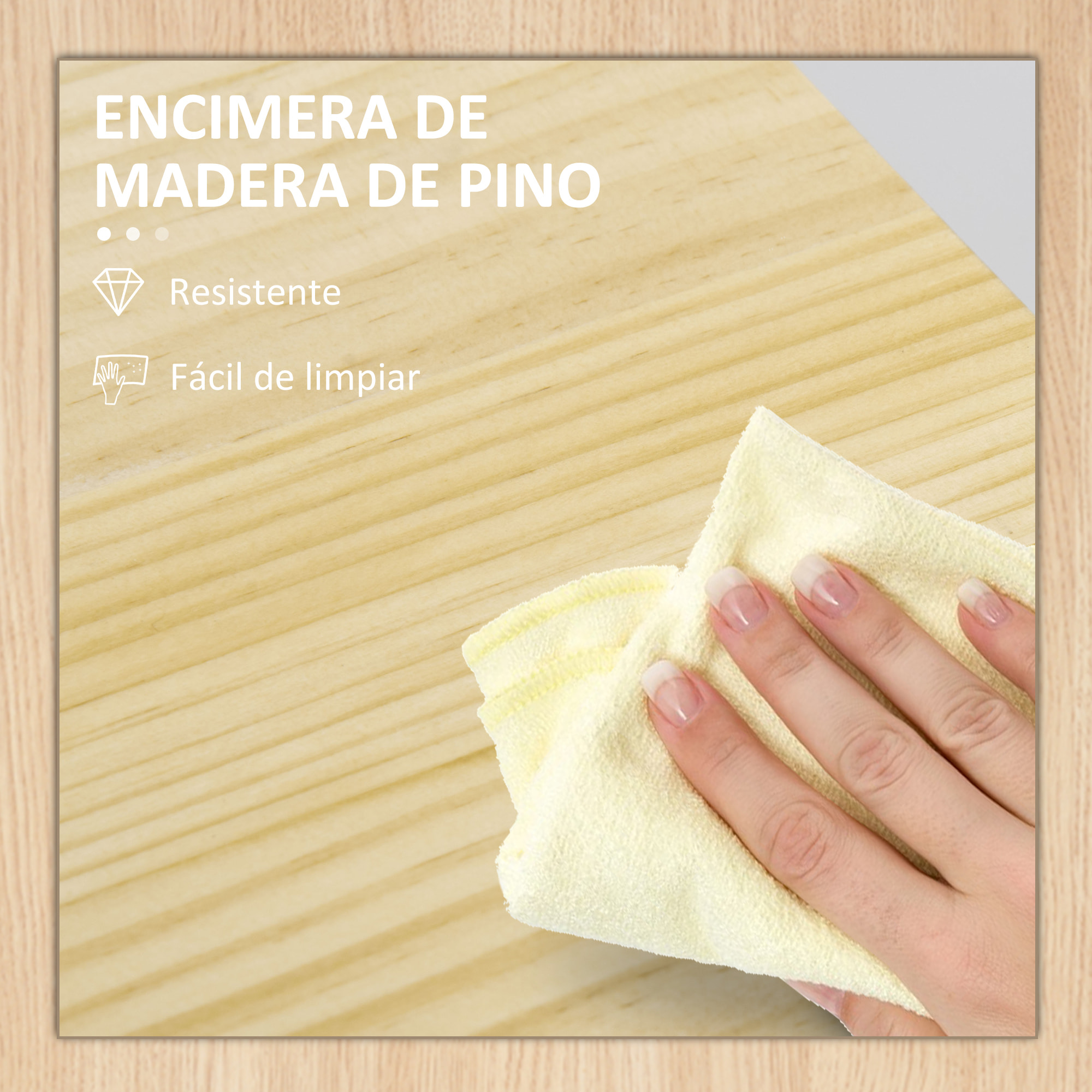 Carro Auxiliar de Cocina Carrito Verdulero con 3 Cajones 2 Estantes Abiertos y Bandeja Extraíble para Comedor Salón BCarga 40 kg 67x37x87 cm Blanco