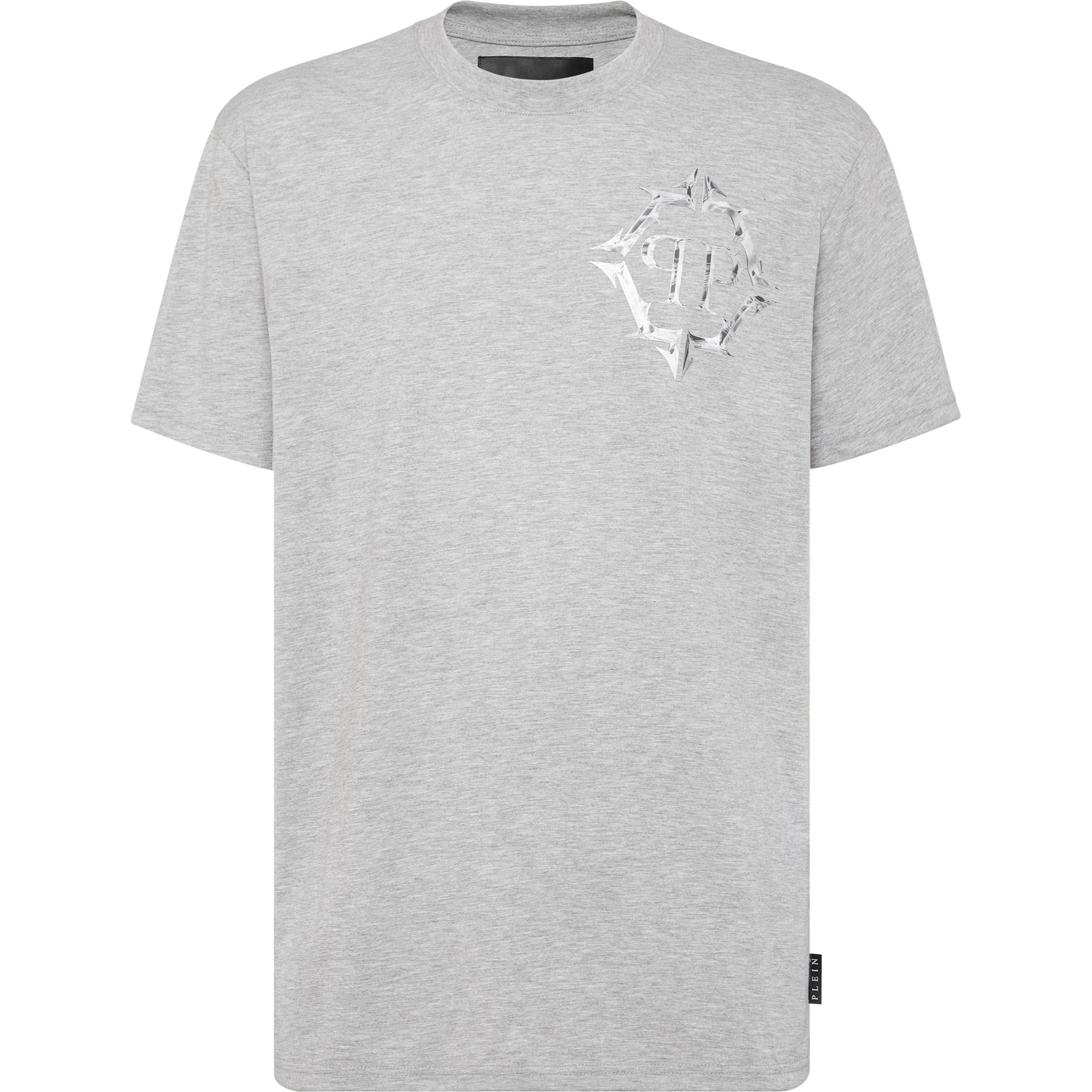 PHILIPP PLEIN T-Shirt Round Neck CHROME