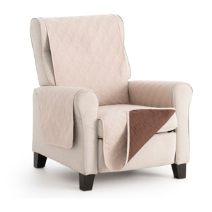 Cubre sillón Relax DRY reversible, acolchado y con protección total antilíquidos