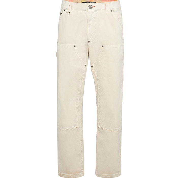 PHILIPP PLEIN Denim Trousers Loose Fit