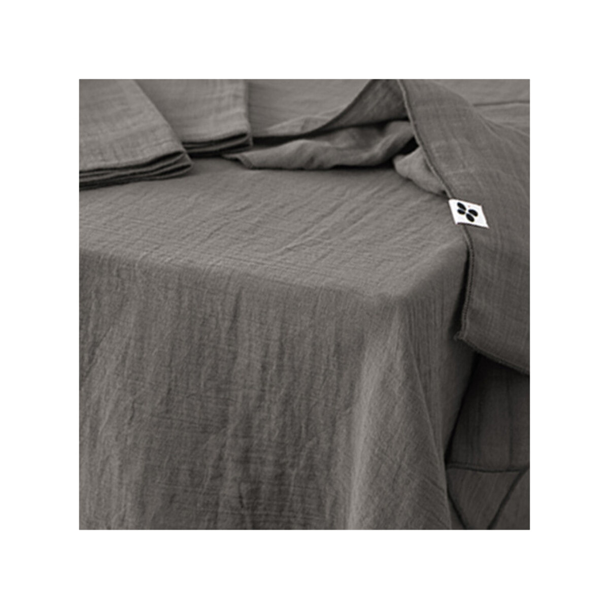 Nappe 150 x 250 cm double gaze de coton gaufrée - 9 coloris - GAIA