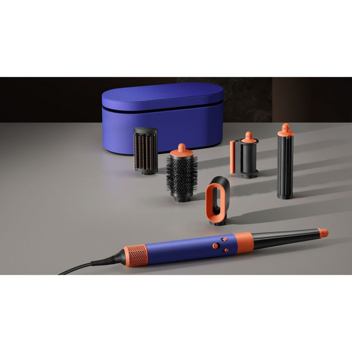 Multi-styler asciugacapelli Dyson Airwrap i.d.™ per capelli lisci e ondulati in Pervinca/Tangerine | Ricondizionato