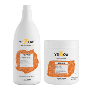 ALFAPARF Yellow Kit Repair Shampoo 1500ml + Mask 1000ml