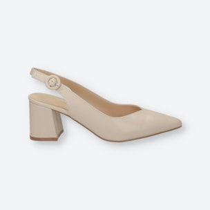 Décolleté sling back Donna Tata Italia Rosa