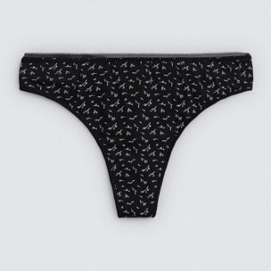 Confezione da 6 infradito in cotone stampato