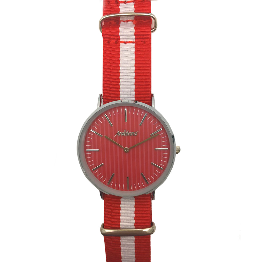 Reloj Arabians HBA2228DR Unisex Analogico Cuarzo con Correa de Textil