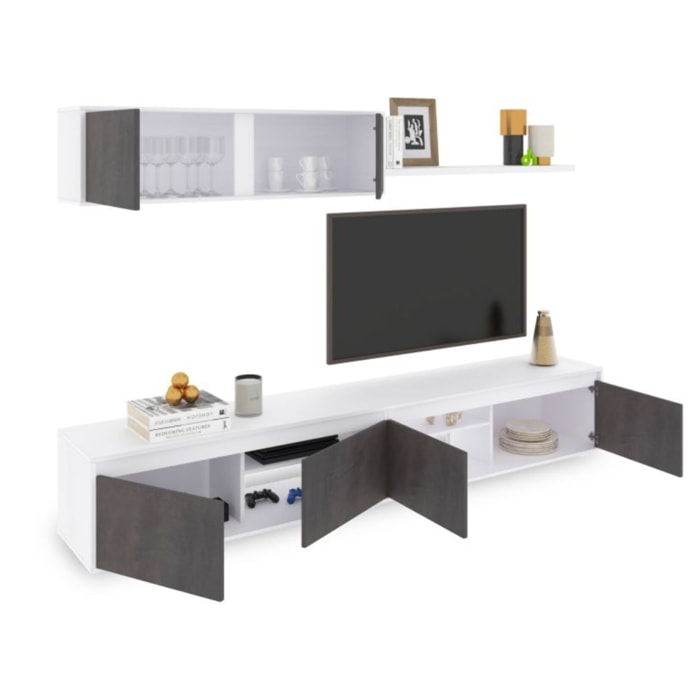 Salón Arlet Blanco Artik (Blanco Mate) - Óxido