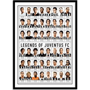 Affiche - Legends of Juventus FC - Olivier Bourdereau