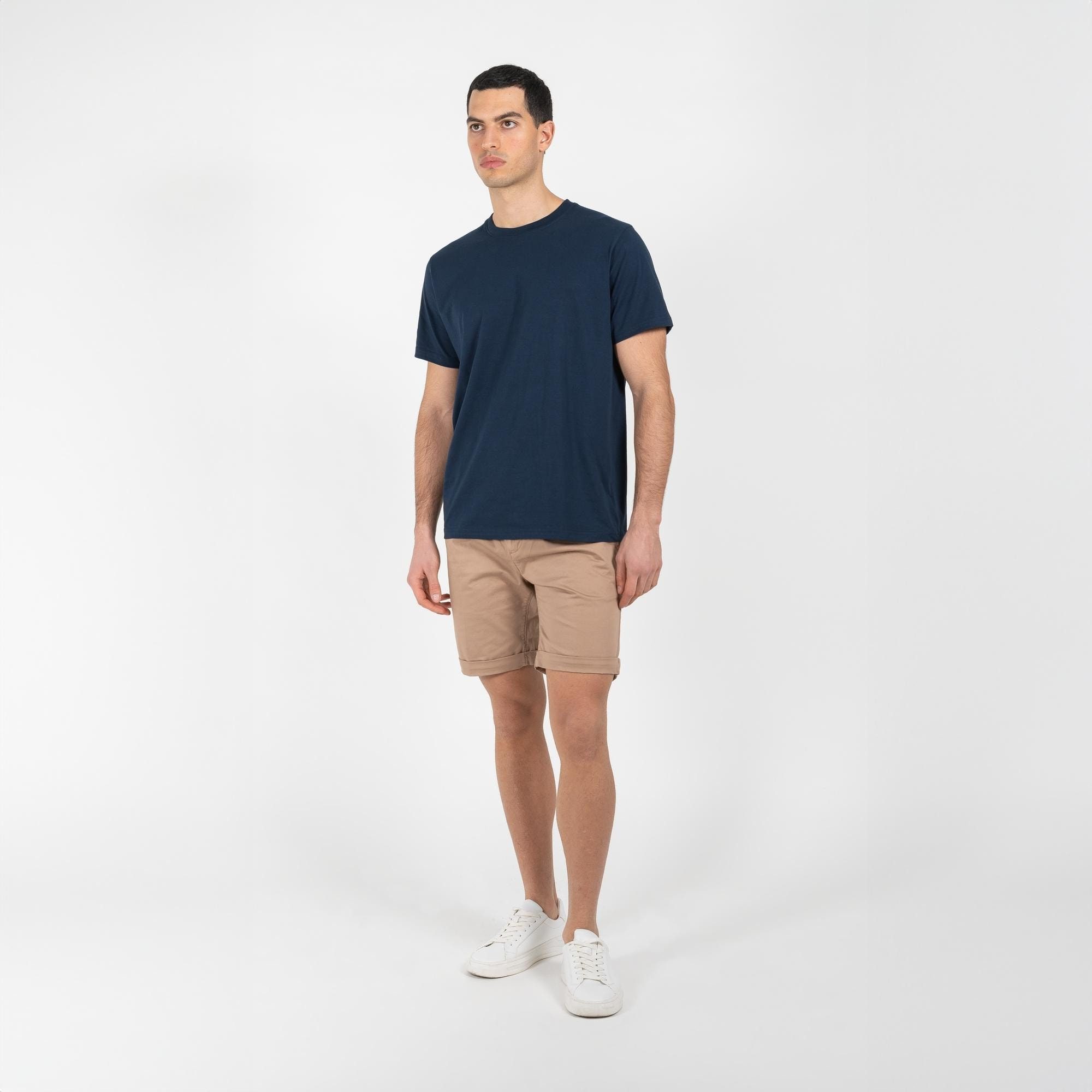 T-shirt jersey di cotone bio washed regular fit