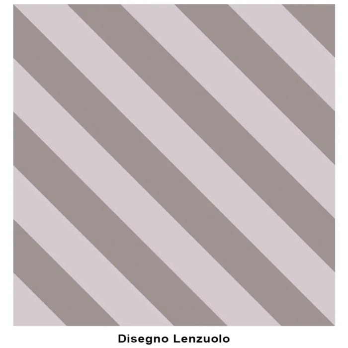 Lenzuolo superiore ELITE BEIGE 100% Cotone e Made in Italy a righe moderno