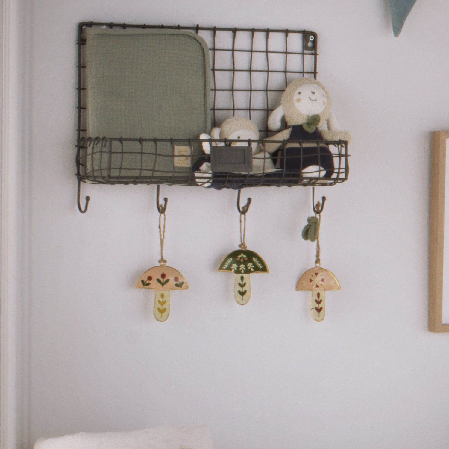 Hochet bébé en coton bio