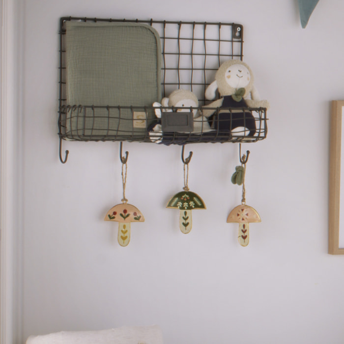 Hochet bébé en coton bio