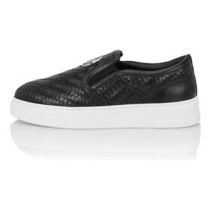 PHILIPP PLEIN Zapatos de plataforma sin cordones HEXAGON